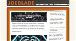 Desktop Screenshot of joeblade.com