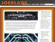 Tablet Screenshot of joeblade.com